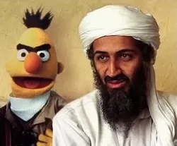 Beto de plaza sésamo y Bin Laden